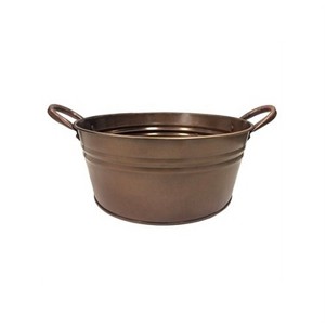 Gardener's Select Farmhouse Collection Tin Bucket, Antique Copper, 9in - 1 of 1