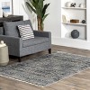 Nuloom Kattie Geometric 5x8 Indoor Area Rug for Living Room Bedroom Dining Room Kitchen, Blue/Ivory - 2 of 4