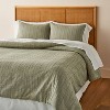 3pc Washed Loop Stripe Duvet Cover Bedding Set - Hearth & Hand™ with Magnolia - 2 of 4