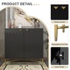 CLIHOME 15.75-in W x 32.87-in H MDF Freestanding Utility Storage Cabinet with Ajustable Foot Pad - 4 of 4