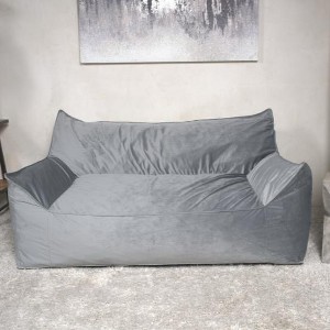 CAVINAS Bean Bag Chair with Armrests, Velvet Cloud Couch with High-Density Shredded Foam and Removable Cover for Reading, Resting - 1 of 4