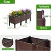 ORRD 47"x16"x20" Raised Garden Bed, Durable Outdoor Planter Box for Veggies/Flowers, Drain Hole, Frost-Resistant, 440lb Capacity - 2 of 4