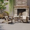 WestinTrends Highland 3-Piece Outdoor Patio HDPE Adirondack Chair With Cup Holder and Table Set - 2 of 4