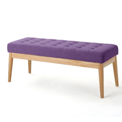 VYNXARIA Ottoman Bench,Purple