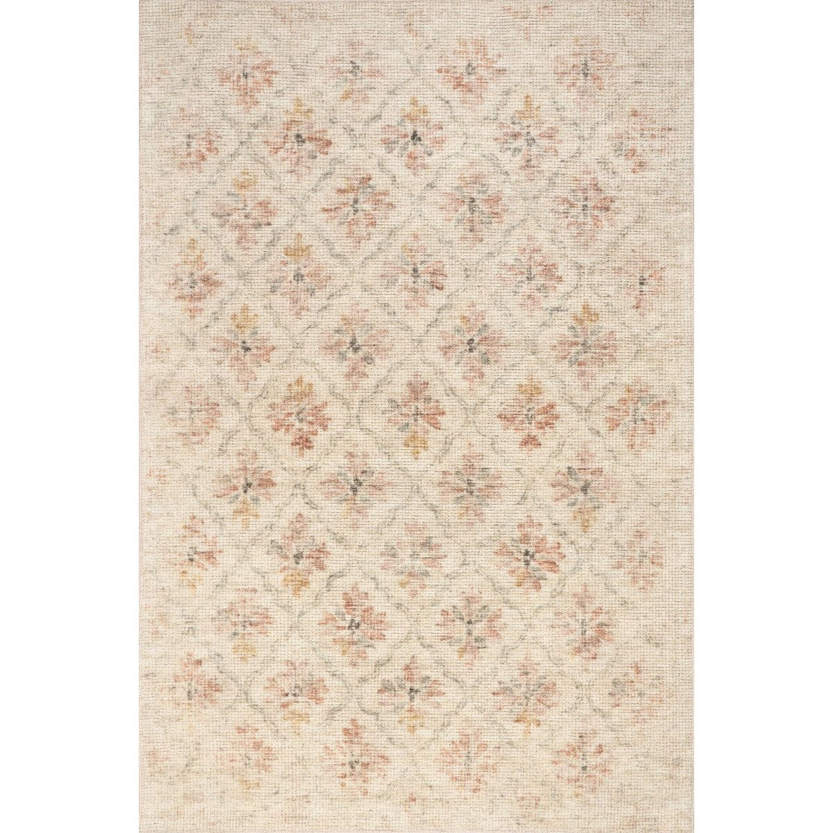 Padma Lakshmi x Rugs USA - Elizabeth Hand-Tufted Vintage Medallion Wool-Blend Rug