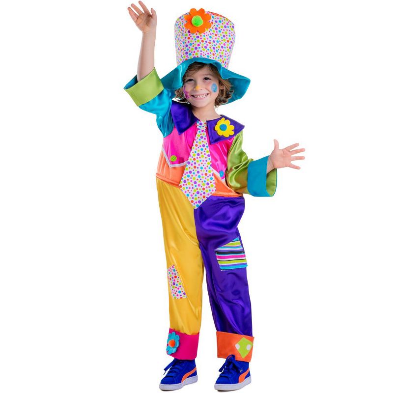 Dress Up America Clown Costume for Kids, 1 of 2