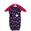 Hudson Baby Infant Girls Fleece Gowns, Botanical - 2 of 4