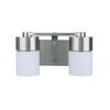 Craftmade Lighting District 2 - Light Vanity in  Brushed Polished Nickel - 3 of 4