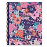 Color Me Courtney for Blue Sky 2023-24 Academic Planner 8.5"x11" Weekly/Monthly Wirebound Clear Pocket Cover Bloom Purple