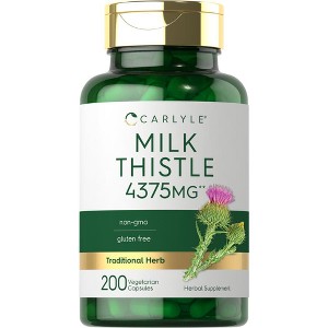 Carlyle Milk Thistle 4375mg | 200 Capsules - 1 of 2