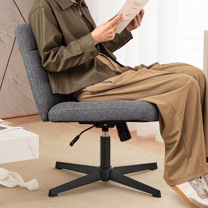 Square Back Upholstered Home Office Chair - 1 of 4