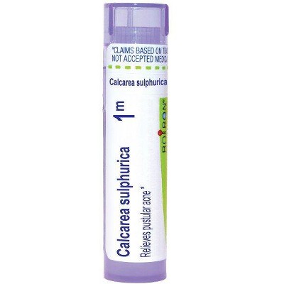 Calcarea Sulphurica 1M by Boiron Homeopathic Single Medicine For First Aid  -  80 Pellet