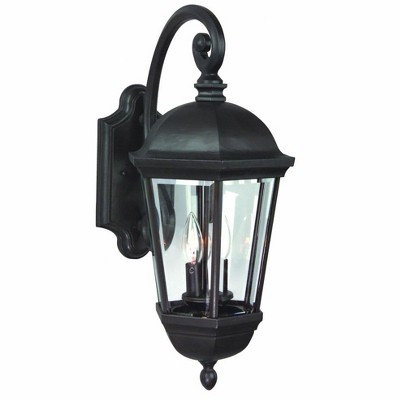 Britannia Distressed Bronze 3-Light Outdoor Wall Lantern