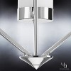 Urban Ambiance Luxury Contemporary Chandelier,  23"H x 21.75"W,  Polished Chrome Finish, UHP2298 - 4 of 4