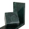 CosmoLiving by Cosmopolitan Set of 2 Marble Orb Bookends Green: Indoor Use, Sculptural Decor, 10.26 lbs - 4 of 4