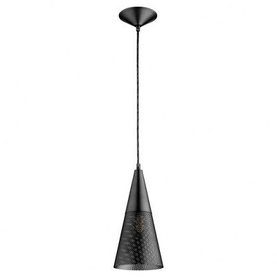 Quorum Lighting 1 - Light Pendant in  Matte Black