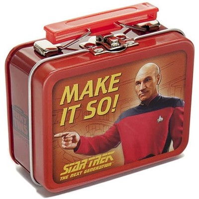 Crowded Coop, LLC Star Trek The Next Generation Teeny Tin Lunch Box, 1 Random Design