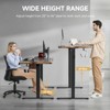 GTRACING Electric Standing Desk, 28"-46" Height Sit Stand up Desk with Memory Preset Controller, Height Adjustable Ergonomic Home Office Computer Desk - 2 of 4