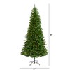 Nearly Natural 7.5-ft Green Valley Fir Artificial Christmas Tree with 500 Clear LED Lights - 2 of 4