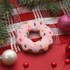 Gloria Duchin Pink Frosted Clay Donut Tree Ornament - 2 of 3