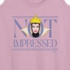 Women's - Disney Villains - Not Impressed Graphic Racerback Tank - 2 of 4