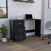PAGED Home Office Desk 40.16" L Writing Desk with Drawer and 2 Shelves Simple Computer Desk for Study - 2 of 4