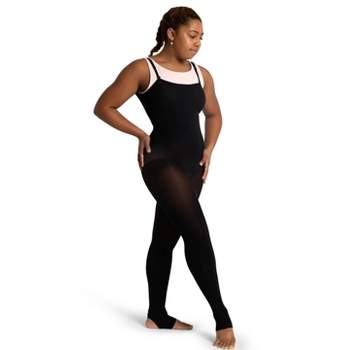 Capezio Dark Brown Women's Convertible Body Tight, 3x/4x : Target