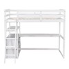 YOOCOZZ Loft Bed with Built-in Desk, Shelves and Storage Drawers - 4 of 4