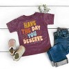 The Juniper Shop SmileyWorld Have The Day You Deserve Groovy Toddler Short Sleeve Tee - 2 of 4