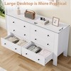 Zstar 6 Drawer Dresser for Bedroom, for Bedroom, Entryway, Hallway, Home Office - 4 of 4