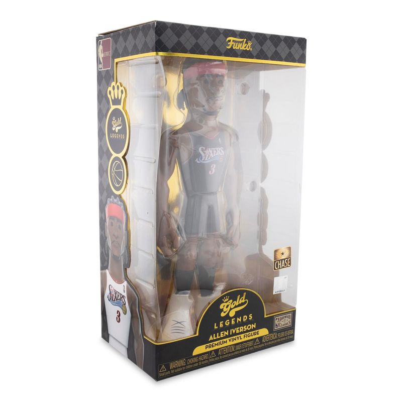 Funko Philadelphia 76ers NBA Funko Gold 12 Inch Vinyl Figure | Allen Iverson CHASE, 2 of 7