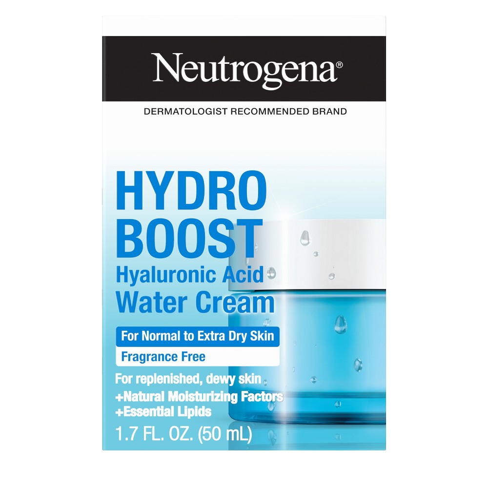 Neutrogena Neutrogena Hydro Boost Water Cream Face Moisturizer with Hyaluronic Acid for Dry to Extra-Dry Skin - Fragrance Free - 1.7 fl oz