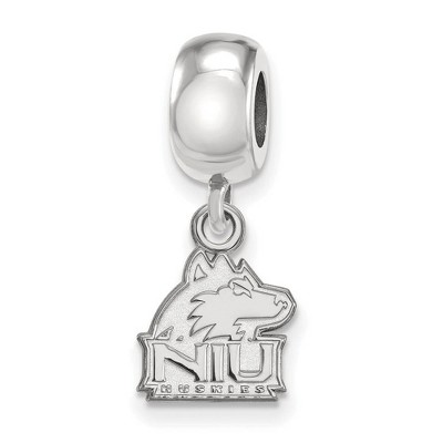 Black Bow Jewelry Sterling Silver Northern Illinois Huskies NCAA Bead Charm