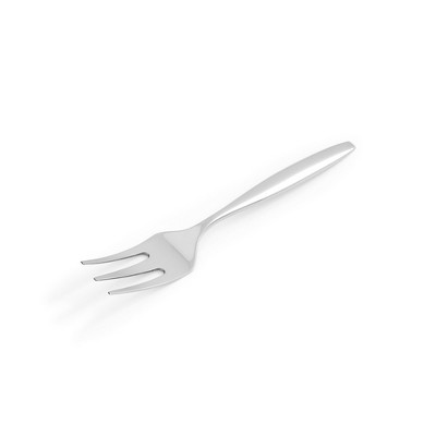 Portmeirion Sophie Conran Arbor Serving Fork - 10 Inch Rounded Handle Kitchen Utensil for Dining, Entertaining, Stainless Steel - Dishwasher Safe
