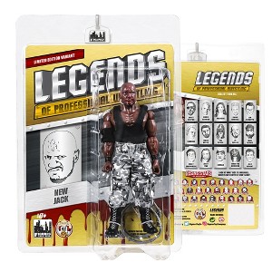 Legends of Professional Wrestling Series Action Figures: New Jack [Bloody Variant] - 1 of 2