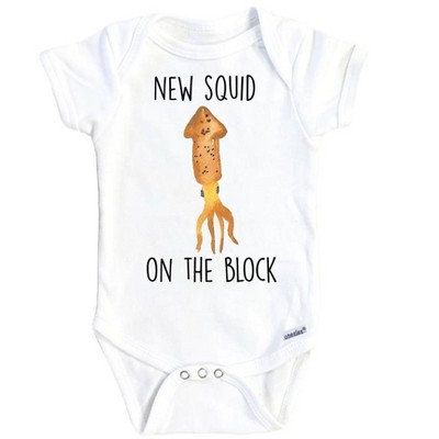 Squid Nautical Onesie® Baby Boy Girl Clothes Infant Bodysuit Funny Cute Newborn GS1