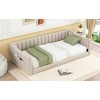 Twin XL Upholstered Daybed with Storage Pocket for Bedroom - 4 of 4