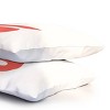 Deny Designs Standard April Lane Art Block Red Monogram S Microfiber Printed Pillow Sham - 3 of 3
