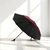 Unique Bargains Umbrella Manual 10-rib Irregular Check Sun Protection Vinyl Impact Cloth 43.31"x26.77" 1 Pcs - 2 of 4