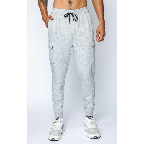 90 Degree By Reflex Mens Side Pocket Jogger With Snap Buttons - Grey Salt &  Pepper - Small : Target
