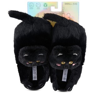 Love 83 3D PLUSH KITTY NOVELTY SLIPPER w/ HARD OUTSOLE - Makes a Great Holidy Gift - 1 of 4