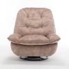 GDFStudio Fabienne Modern 360° Swivel Velvet Upholstered Recliner - 3 of 4