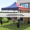 Outsunny 10' x 10' Canopy Cover with Weight Bags, UPF50+ Pop Up Canopy Replacement Top - 3 of 4