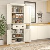 HOMCOM 72" Traditional Freestanding Kitchen Pantry Cabinet Cupboard with Doors and 3 Adjustable Shelves - 2 of 4