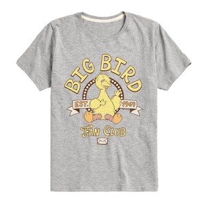 Boys' - Sesame Street - Big Bird Fan Club Short Sleeve Graphic T-Shirt - 1 of 4