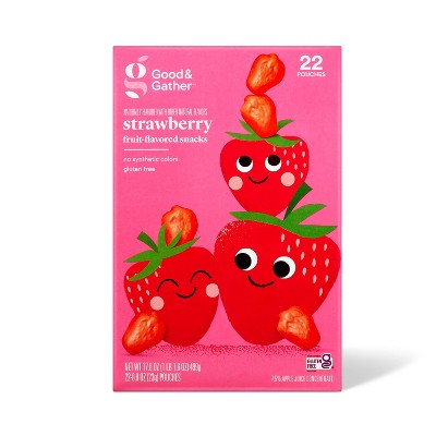 Strawberry Flavored Fruit Snacks 17.6oz/22ct - Good & Gather™