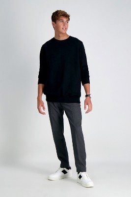 Haggar H26 Men's Premium Stretch Slim Fit Dress Pants - Charcoal Gray 29x30  : Target