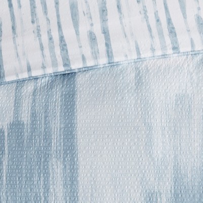King Blue Reversible Microfiber Comforter Set