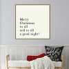 Amanti Art Merry Christmas To All by Amanti Art Portfolio Canvas Wall Art Print Framed - 4 of 4