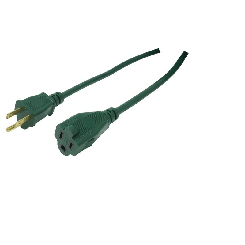 Woods 80&#39; 16/3 Extension Cord Green, 3 of 4